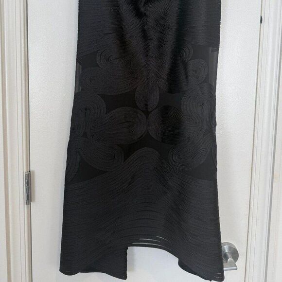 NWT Ulla Johnson Kaelyn Black Midi Skirt in Silk - Picture 7 of 8